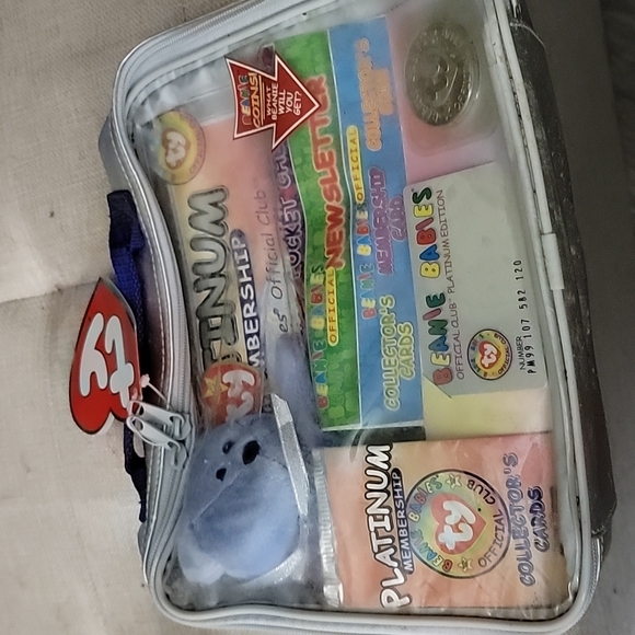 Platinum ty beanie baby never been opened - Picture 2 of 2